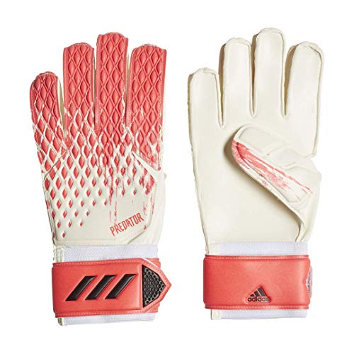 adidas Unisex-Erwachsene 20 Match Torwart Predator-Handschuhe, Weiß/Pop, 8 von adidas