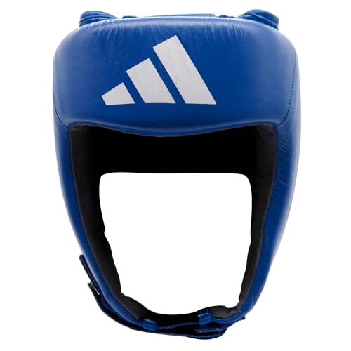 adidas Unisex – Erwachsene IBA Boxing Head Guard Kopfschutz, Blau, M von adidas