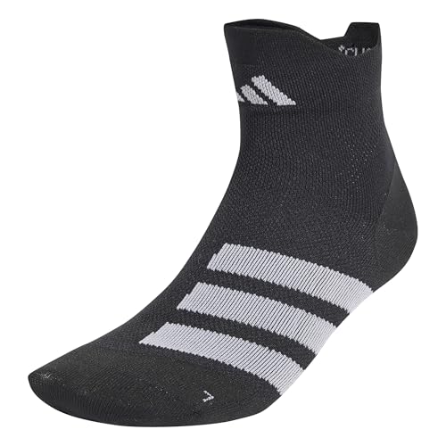 adidas Unisex RUNxADIZERO Sock 1PP, Black/White/White, 8.5-10 adidas Unisex RUNxADIZERO Sock 1PP, Black/White/White, 8.5-10 von adidas