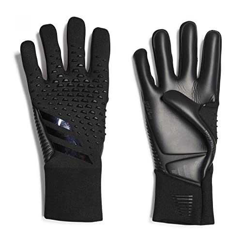 adidas Unisex Goalkeeper Gloves (W/O Fingersave) Predator Pro Goalkeeper Gloves, Black/Black/Black, HN3347, 12 von adidas