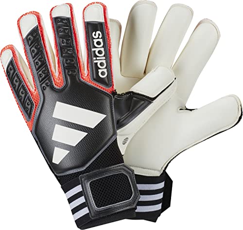 adidas Unisex Goalkeeper Gloves (W/O Fingersave) Tiro Pro Goalkeeper Gloves, Black/White/Iron Met., HN5611, 11 von adidas