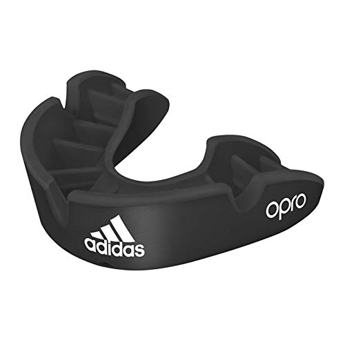 adidas Unisex Jugend Opro Gen4 Bronze Mundschutz, schwarz/weiß, Junior von adidas