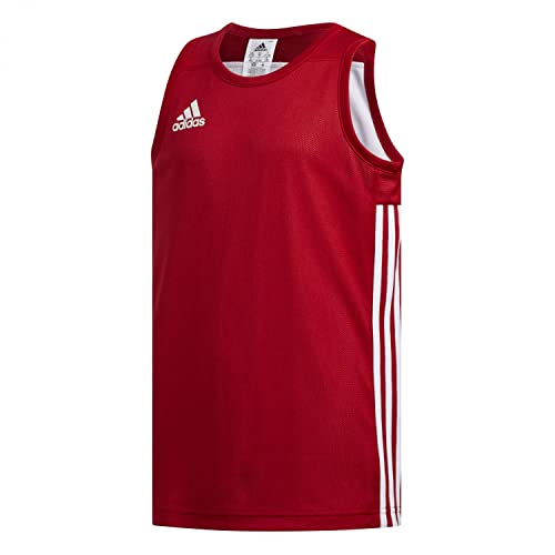 adidas Unisex Kinder 3G Speed Reversible Jersey, Power Red/White, 7-8 Years von adidas