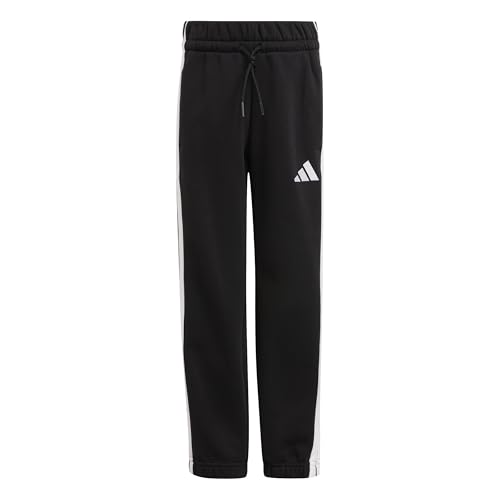 adidas Unisex-Kinder Essentials Pants Hose, Black/White, von adidas