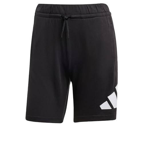 adidas Unisex Kinder Essentials Big Logo Shorts, Black/White, 13-14 Years von adidas