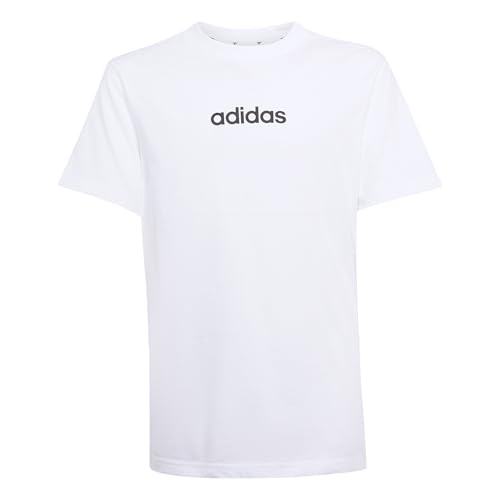 adidas Unisex-Kinder Essentials T-Shirt T-Shirt, White/Black, von adidas