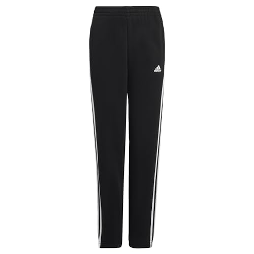 Adidas Unisex Kinder Pants (1/1) U 3S FL Pant, Black/White, HR6333, 128 von adidas