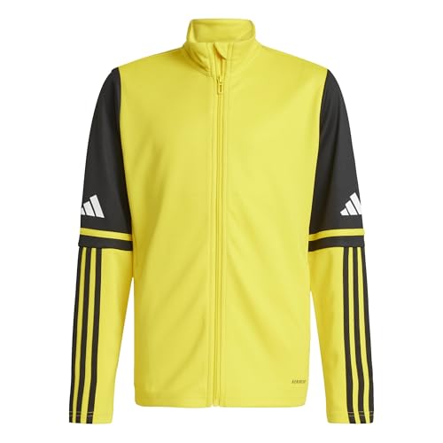 adidas Unisex Kinder SQUADRA25 TRAINING JACKET KIDS, team yellow/black/white, 5-6 Years adidas Unisex Kinder SQUADRA25 TRAINING JACKET KIDS, team yellow/black/white, 5-6 Years von adidas