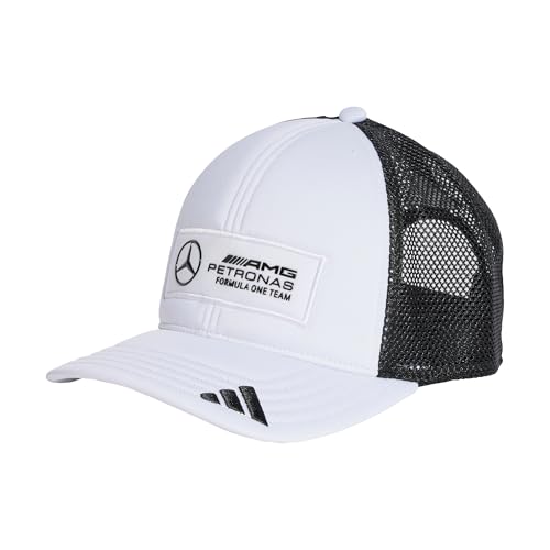 Adidas Unisex Mercedes - AMG Petronas Formula ONE Team Snapback Logo Trucker Cap, White/Black, S Adidas Unisex Mercedes - AMG Petronas Formula ONE Team Snapback Logo Trucker Cap, White/Black, S von adidas