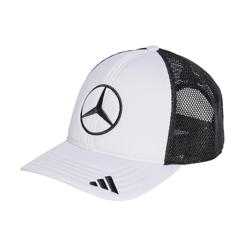 Adidas Unisex Mercedes - AMG Petronas Formula ONE Team Snapback Star Trucker Cap, White/Black, M Adidas Unisex Mercedes - AMG Petronas Formula ONE Team Snapback Star Trucker Cap, White/Black, M von adidas