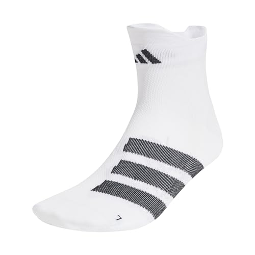 adidas Unisex RUNxADIZERO Sock 1PP, White/Black/Black, 8.5-10 adidas Unisex RUNxADIZERO Sock 1PP, White/Black/Black, 8.5-10 von adidas