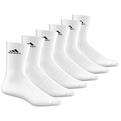 adidas Unisex Socken 3-Streifen Crew, 6er-Pack, white, Gr. 43-46, AA2294 adidas Unisex Socken 3-Streifen Crew, 6er-Pack, white, Gr. 43-46, AA2294 von adidas