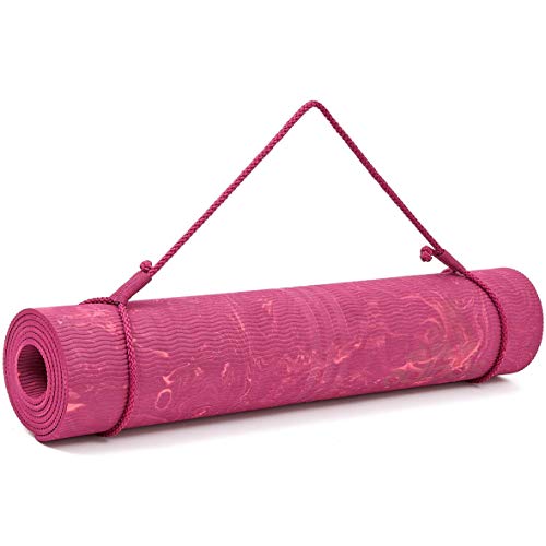 adidas Unisex Tarn Yoga Matte, Power Berry, 5mm adidas Unisex Tarn Yoga Matte, Power Berry, 5mm von adidas