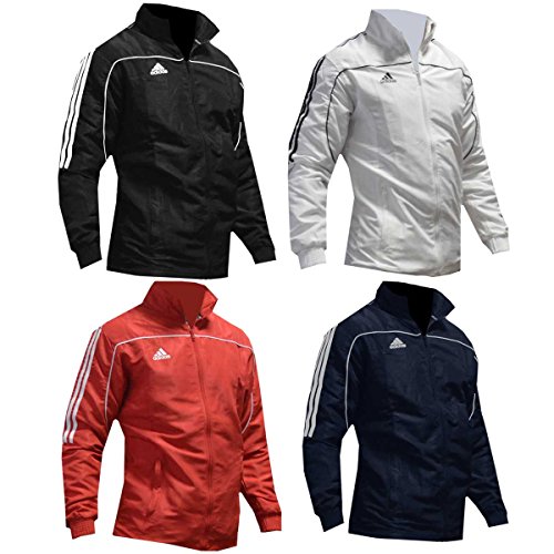 adidas Unisex Trainingsjacke schwarz Medium weiß adidas Unisex Trainingsjacke schwarz Medium weiß von adidas