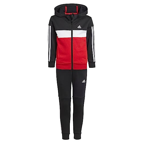 adidas Unisex kids Tiberio 3-Stripes Colorblock Fleece Kids Tracksuit adidas Unisex kids Tiberio 3-Stripes Colorblock Fleece Kids Tracksuit von adidas