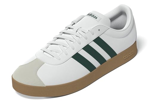 adidas VL Court Base Sneaker Unisex Erwachsene, Cloud White/Collegiate Green/Grey One, 41 1/3 EU von adidas