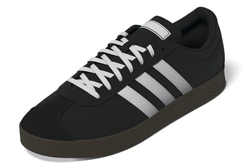 adidas VL Court Base Sneaker Unisex Erwachsene, Core Black/Cloud White/Core Black, 41 1/3 EU von adidas