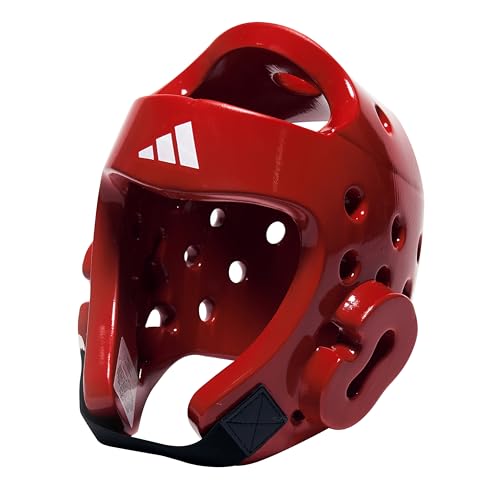 adidas Kampfsport WT Taekwondo Martial Arts Kopfschutz aus Schaumstoff, rot, M adidas Kampfsport WT Taekwondo Martial Arts Kopfschutz aus Schaumstoff, rot, M von adidas