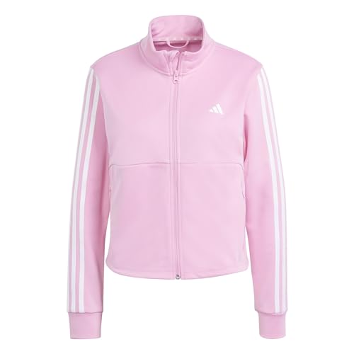 adidas Women's AEROREADY Train Essentials 3-Stripes Track Jacket Top, bliss pink, XS von adidas