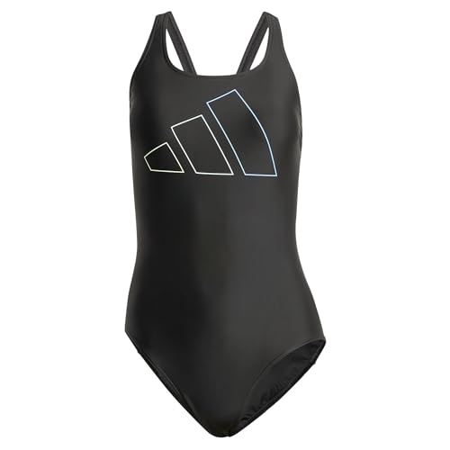 adidas Damen Big Bars Swimsuit Badeanzug, Black, 44 adidas Damen Big Bars Swimsuit Badeanzug, Black, 44 von adidas
