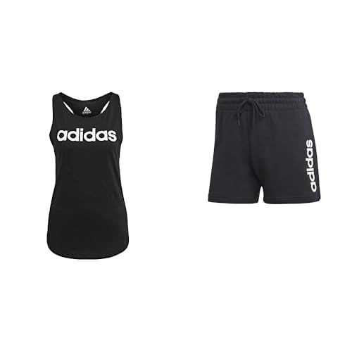 adidas Women's Essentials LINEAR Loose Tank TOP and French Terry Short von adidas