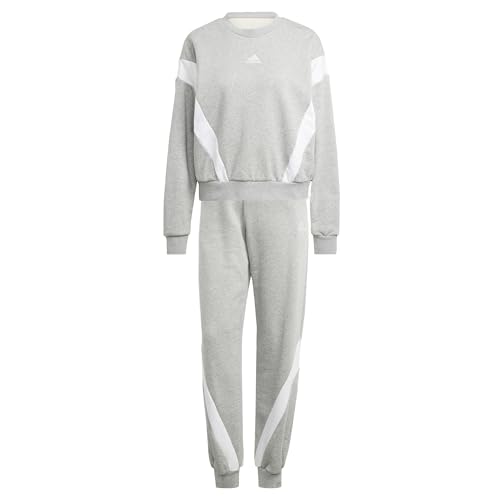 adidas Women's Laziday Track Suit Trainingsanzug, Medium Grey Heather, XXL von adidas
