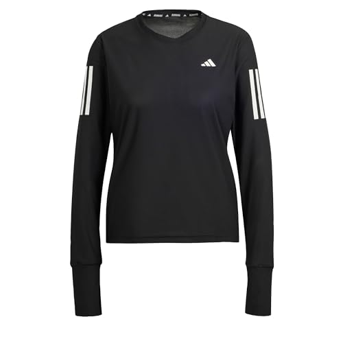 adidas Damen Own The Run Long Cuff Sleeve Tee T-Shirt, Black, M adidas Damen Own The Run Long Cuff Sleeve Tee T-Shirt, Black, M von adidas