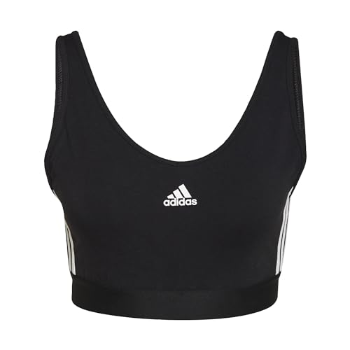 Adidas GS1343 W 3S CRO T-Shirt Women's Black/White S von adidas