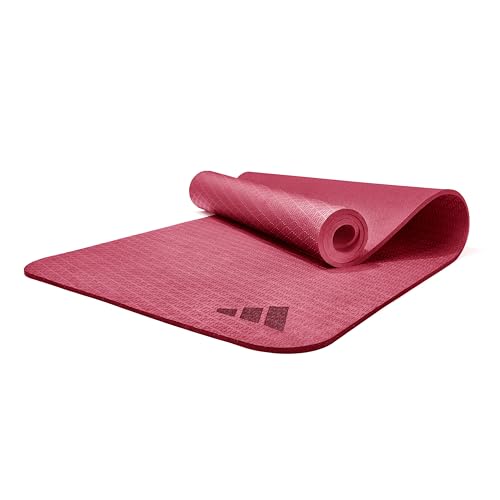 Yogamatte, 10 mm, Burgunderrot von REEBOK