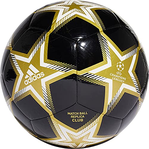 adidas unisex-adult Finale 21 Club Soccer Ball Black/Solar Red/Solar Yellow 5 von adidas