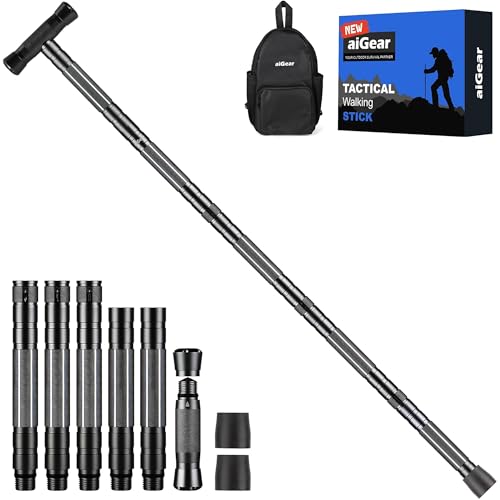 aiGear Walking Stick | Upgraded Aluminium Wanderstöcke mit Einstellbarer Höhe, Outdoor 5/6/7/8 Rohre Trekking Stöcke für Frauen Männer Rucksack, Wandern, Camping| NWT5-BK aiGear Walking Stick | Upgraded Aluminium Wanderstöcke mit Einstellbarer Höhe, Outdoor 5/6/7/8 Rohre Trekking Stöcke für Frauen Männer Rucksack, Wandern, Camping| NWT5-BK von aiGear