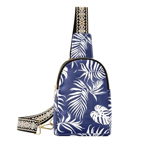 Trendige Palm Umhängetasche, wasserdicht, Bauchtasche, Crossbody-Tasche für Reisen, Palm von aidingzhi