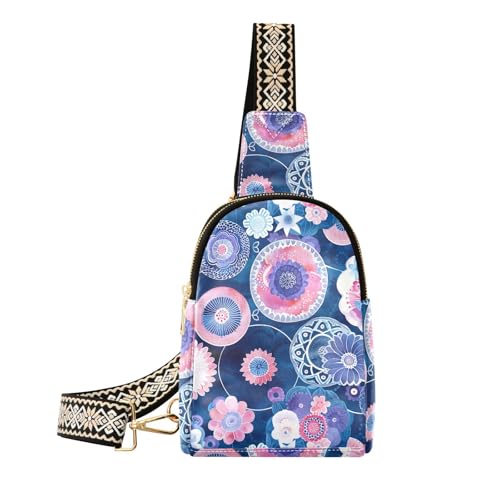 Trendiger Mystery kleiner Sling Bag wasserdichter Sling Rucksack für Damen als Tagesrucksack, Mystery von aidingzhi