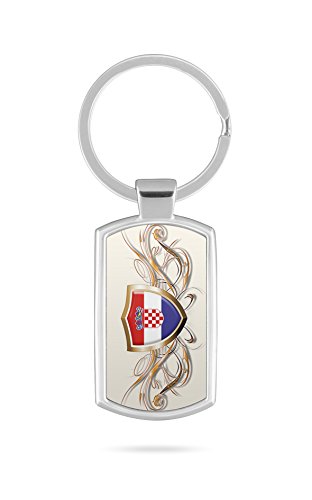 Schlüsselanhänger mit Gravur Wunschtext Name Kroatien Hrvatska 4 von aina
