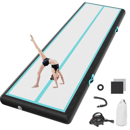 airtrack matte mit elektrischer Luftpumpe 10cm hoch 4M Tumbling Matten Aufblasbare turnmatte Matte gymnastikmatte Yogamatte Camping Trainingsmatte von airtrack matte