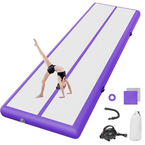 airtrack matte mit elektrischer Luftpumpe 10cm hoch 4M Tumbling Matten Aufblasbare turnmatte Matte gymnastikmatte Yogamatte Camping Trainingsmatte von airtrack matte