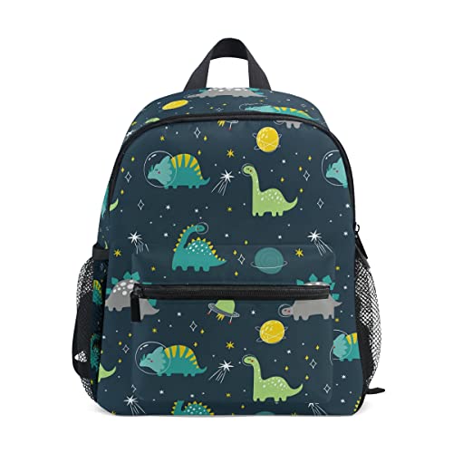 Kinder-Rucksack, Kinder-Schultasche, handgezeichneter Pandabär, Schüler, Büchertasche für Jungen und Mädchen, Brustgurt, Dinosaurier 108, Einheitsgröße, Kinderrucksack von alaza