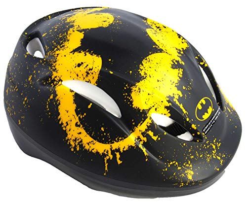 Volare Unisex Kinder Caschetto Per Bici E Skate Da Bambino Di Batman Schutzhelm für Fahrrad, Schwarz und Gelb, Taglia 51-56 cm Volare Unisex Kinder Caschetto Per Bici E Skate Da Bambino Di Batman Schutzhelm für Fahrrad, Schwarz und Gelb, Taglia 51-56 cm von Volare