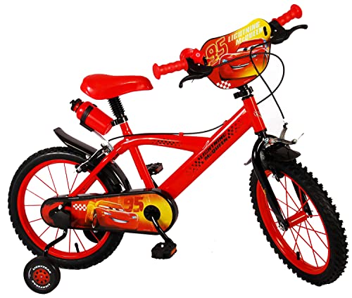 albri Unisex Kinder kinderfahrrad 16 Zoll Cars, rot, pollici von albri