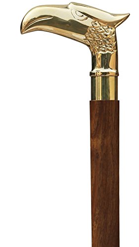alfiya nautical store agle Walking Stick - Seltener Adlerkopf Holzstock Gehstock für Damen und Herren - Stöcke und 3-fach gefaltete Gehstöcke mit Metall-Messinggriff alfiya nautical store agle Walking Stick - Seltener Adlerkopf Holzstock Gehstock für Damen und Herren - Stöcke und 3-fach gefaltete Gehstöcke mit Metall-Messinggriff von alfiya nautical store