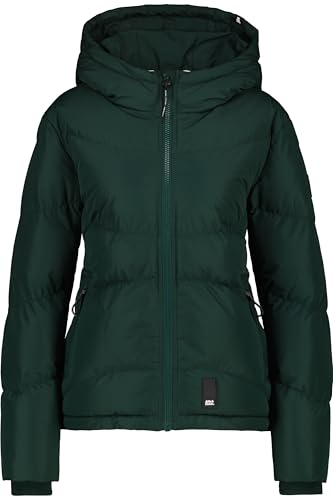 ALIFE and Kickin LeonaAK A Puffer Jacket – Damen Winterjacke Steppjacke Kurz – Warm & Stylisch für Kalte Tage – Perfekt für Herbst & Winter – Bequeme Jacke für den Alltag Dark Forest L von alife & kickin