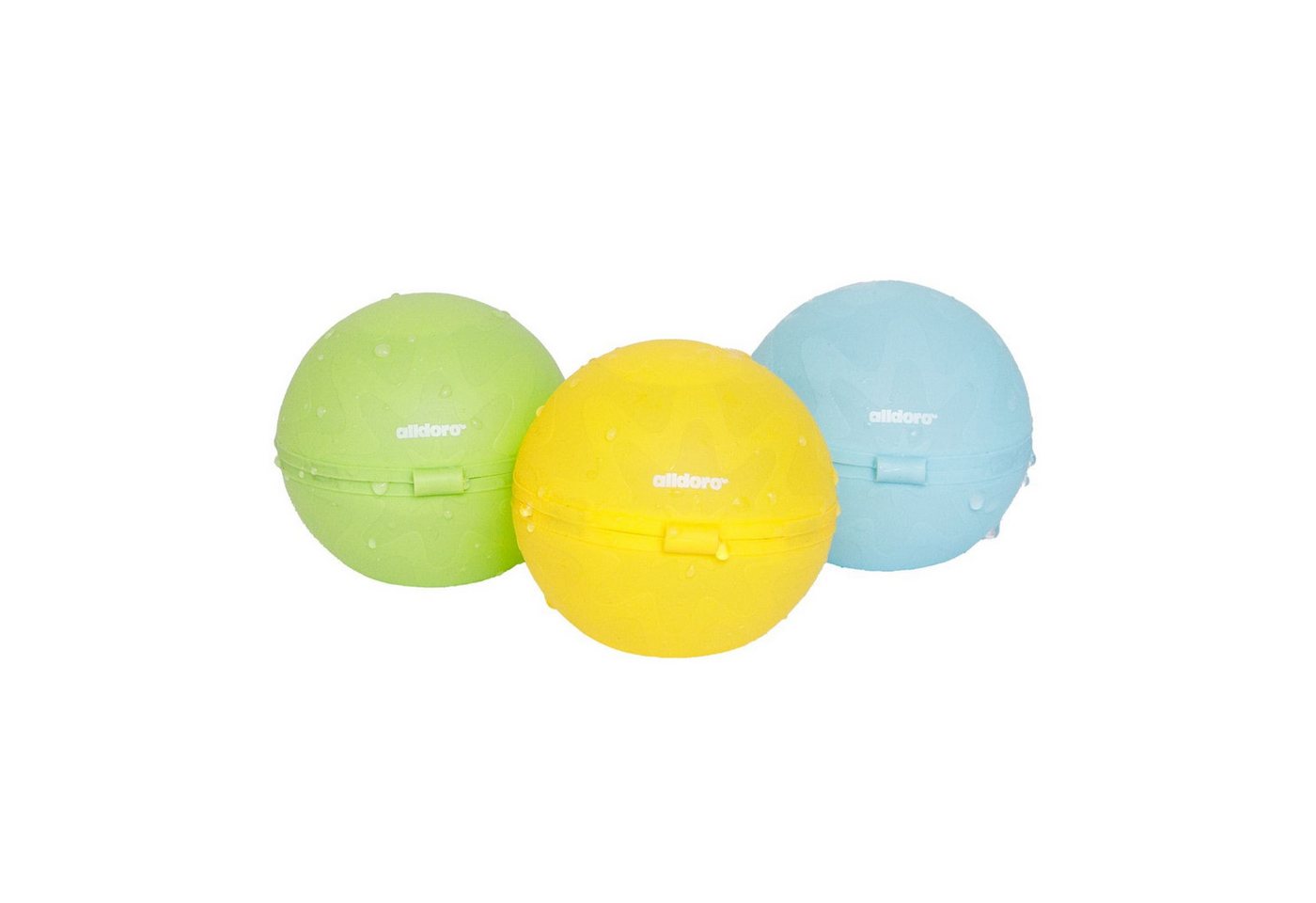 alldoro Wasserball 60217, 3er Set, wiederverwendbar, selbstschließend mit Magnet-Verschluss alldoro Wasserball 60217, 3er Set, wiederverwendbar, selbstschließend mit Magnet-Verschluss von alldoro