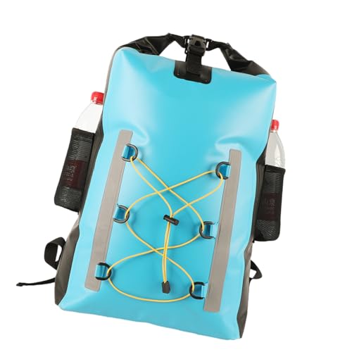 alloneslife Trocken-Rucksack, wasserdicht, schwimmend, 30 l, wasserdicht, mit Seitentasche, wasserdichte Tasche für Kajakfahren, Bootfahren von alloneslife