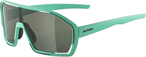 ALPINA BONFIRE - Beschlagfreie, Vielseitig Einsetzbare Sport- & Fahrradbrille Mit 100% UV-Schutz Für Erwachsene, turquoise matt, One Size von ALPINA