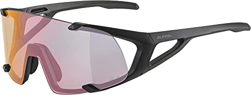 ALPINA HAWKEYE S QV - Selbsttönende, Bruchfeste & Beschlagfreie Sport- & Fahrradbrille Mit 100% UV-Schutz Für Erwachsene, black matt, One Size ALPINA HAWKEYE S QV - Selbsttönende, Bruchfeste & Beschlagfreie Sport- & Fahrradbrille Mit 100% UV-Schutz Für Erwachsene, black matt, One Size von ALPINA