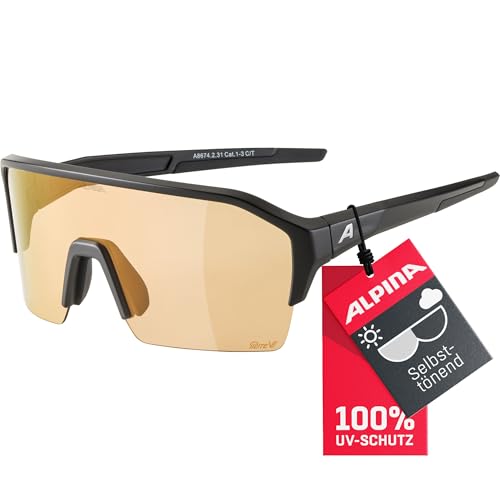 ALPINA RAM HR Q-LITE V - Verspiegelte, Kontrastverstärkende & Beschlagfreie Sport- & Fahrradbrille Mit 100% UV-Schutz Für Erwachsene, black matt, One Size ALPINA RAM HR Q-LITE V - Verspiegelte, Kontrastverstärkende & Beschlagfreie Sport- & Fahrradbrille Mit 100% UV-Schutz Für Erwachsene, black matt, One Size von ALPINA