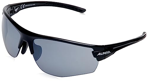 ALPINA TRI-SCRAY 2.0 HR - Indiv. Anpassbare, Bruchsichere Wechselscheiben Sport- & Fahrradbrille Mit 100% UV-Schutz Für Erwachsene, black, One Size von ALPINA