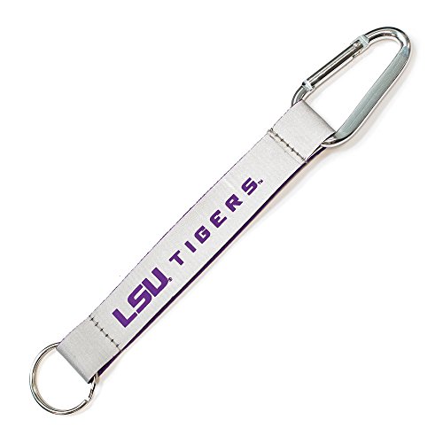 Aminco NCAA LSU Tigers Reflektierender Karabiner Schlüsselband Schlüsselanhänger von aminco