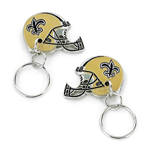 NFL New Orleans Saints Schlüsselanhänger mit 2-seitigem Helm, Flaschenöffner NFL New Orleans Saints Schlüsselanhänger mit 2-seitigem Helm, Flaschenöffner von aminco
