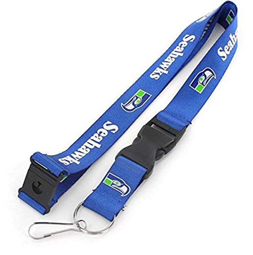 aminco NFL Seattle Seahawks Throwback Lanyard, Blau, 6 aminco NFL Seattle Seahawks Throwback Lanyard, Blau, 6 von aminco